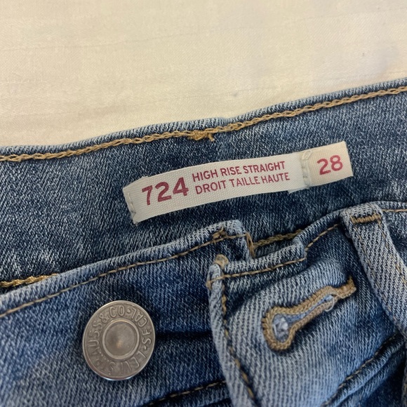 Levi’s High Rise Straight, size 28 - Picture 2 of 7
